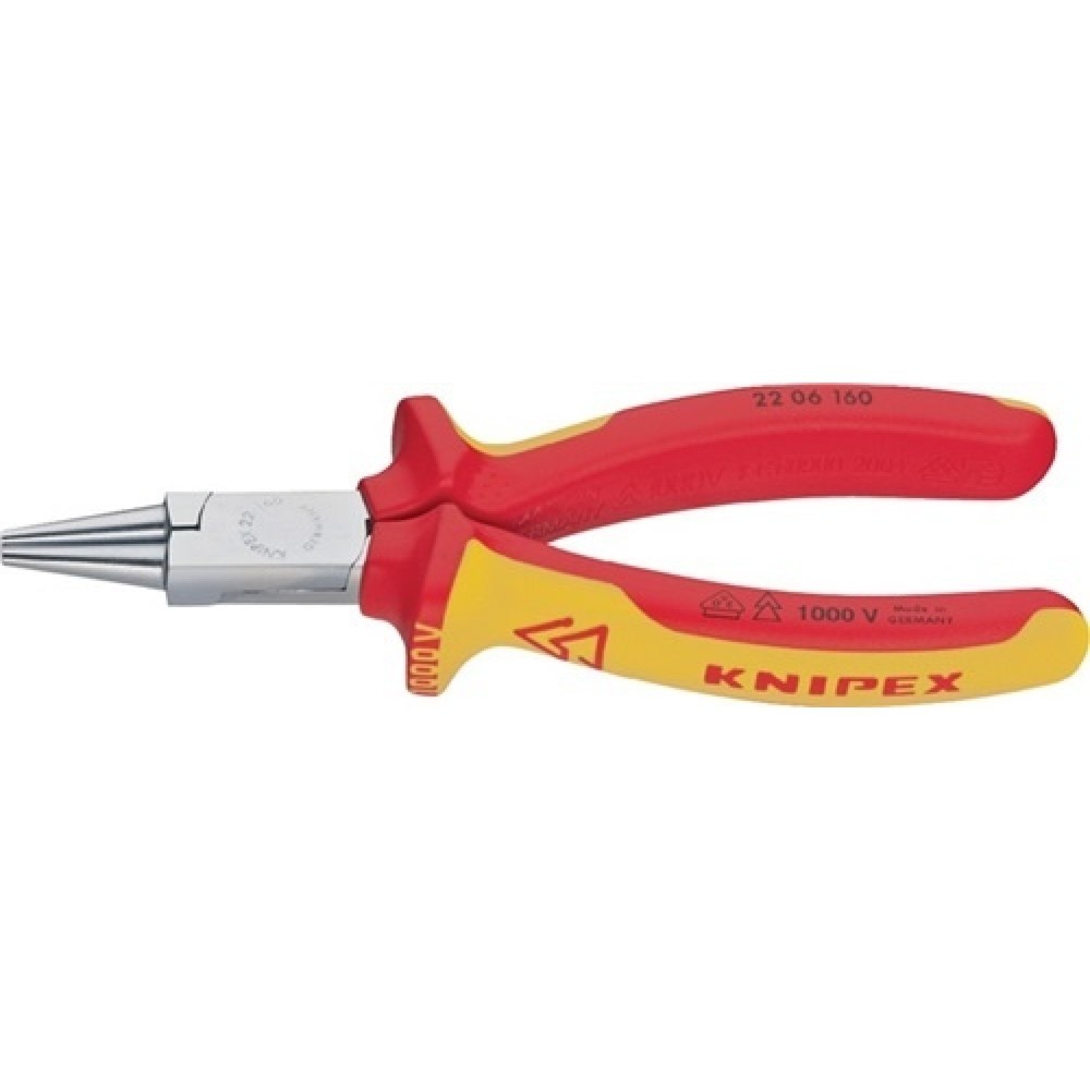 Rundzange DIN ISO 5745 L.160mm KNIPEX