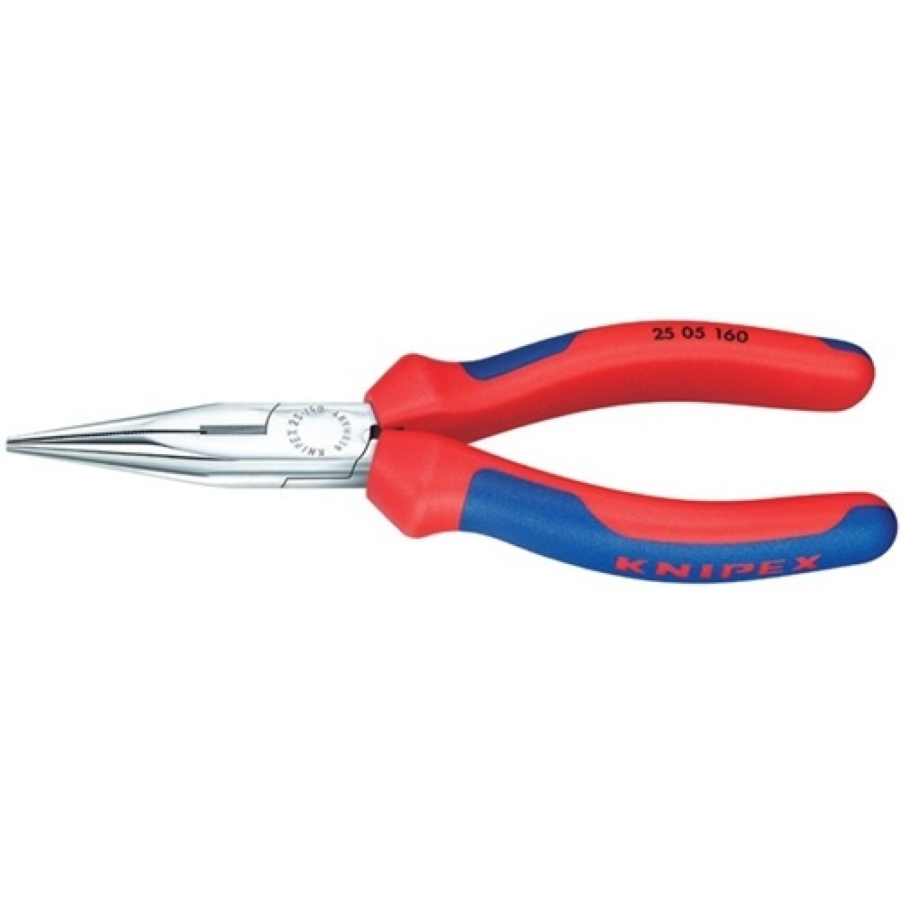 Radiozange DIN ISO 5745 L.140mm flach/rund ger.pol.2K-Hülle KNIPEX