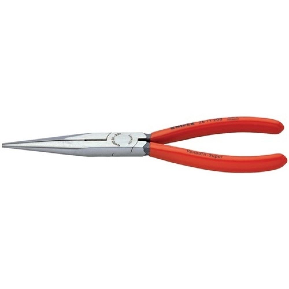 Knipex Flachrundzange L.200mm pol.ger.Ku.-Überzug