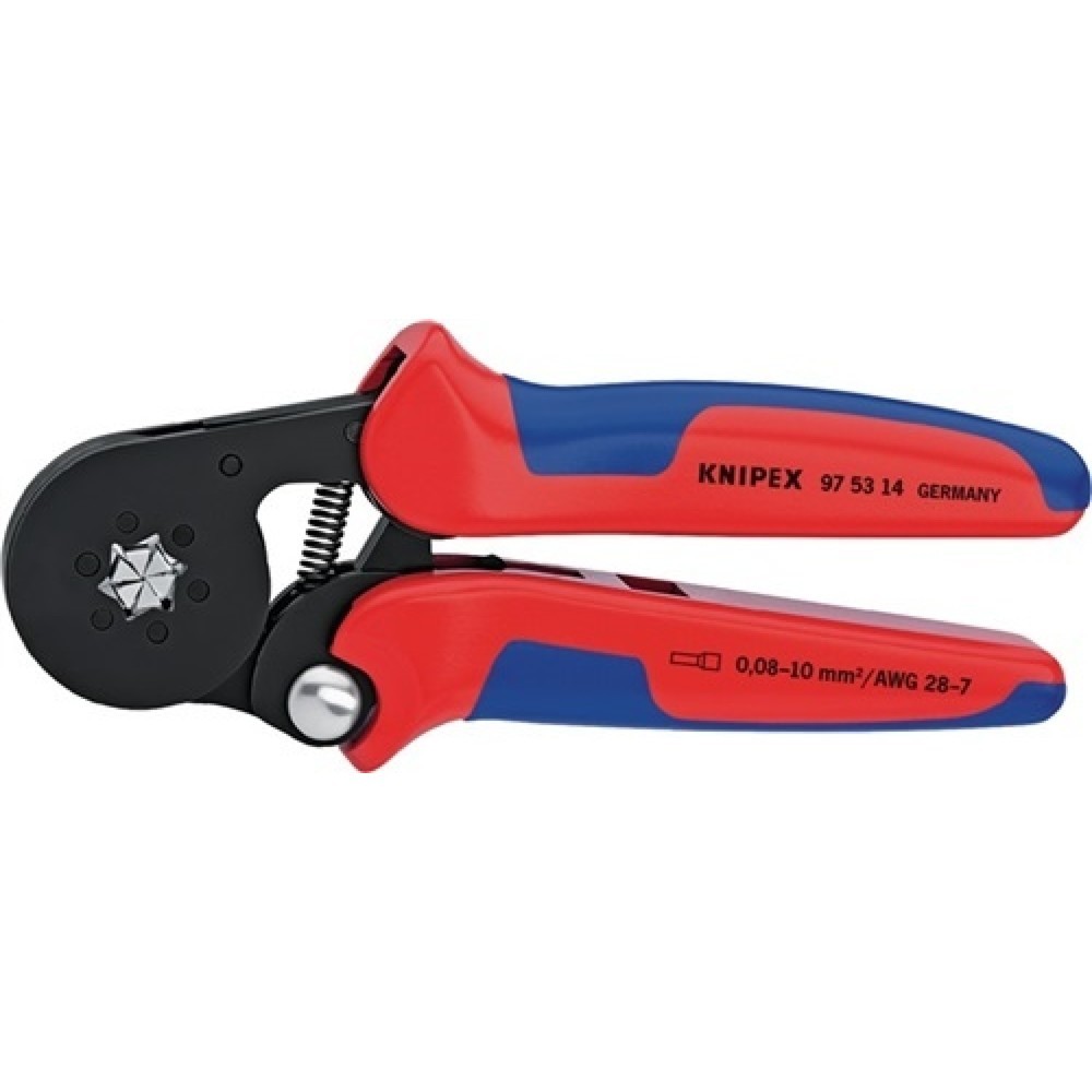 Aderendhülsenzange L.180mm 0,08-10,0 (AWG 28-7) mm² brün.2K-Hülle KNIPEX