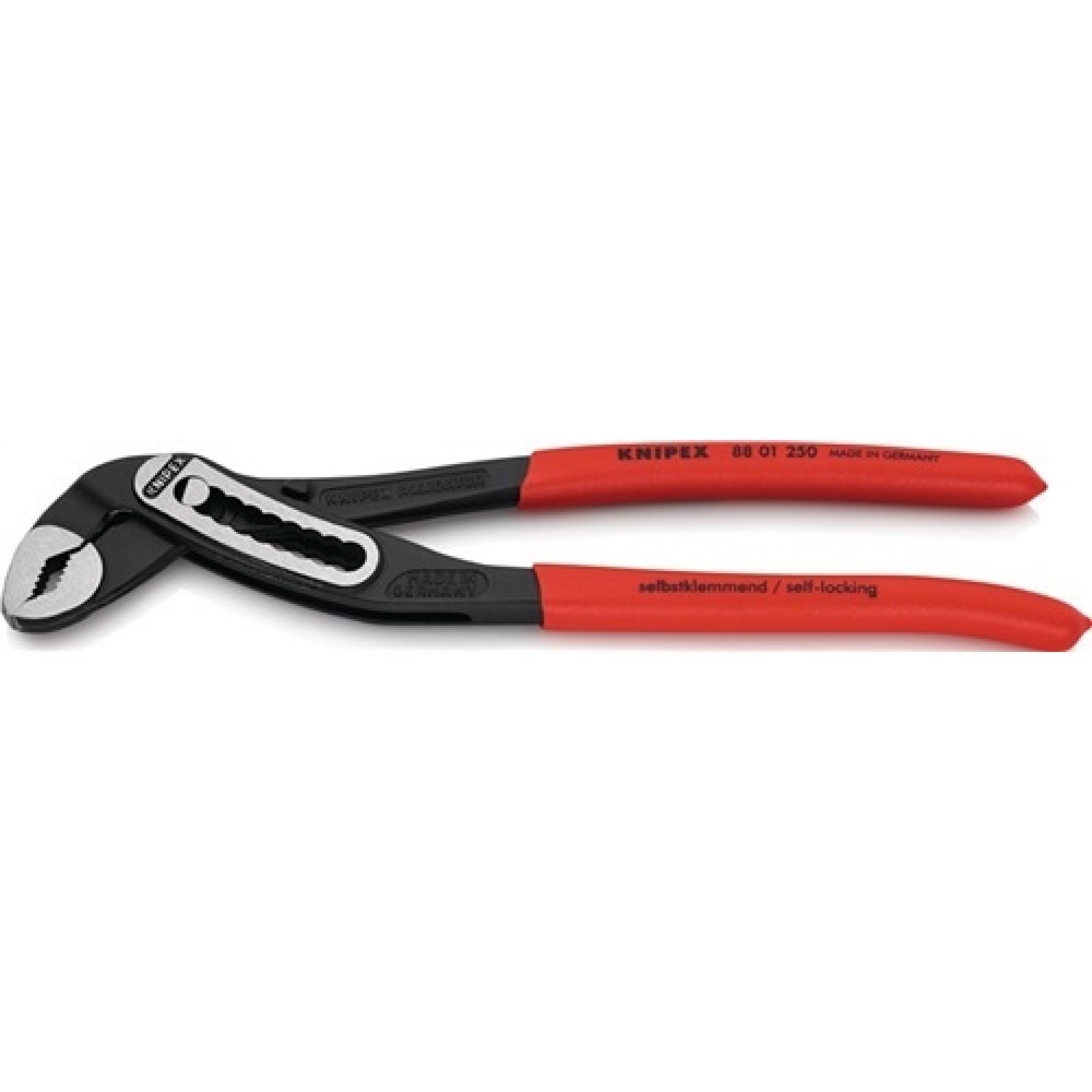 Wasserpumpenzange Alligator DINISO8976 L.250mm W.46mm schw.atra. Knipex