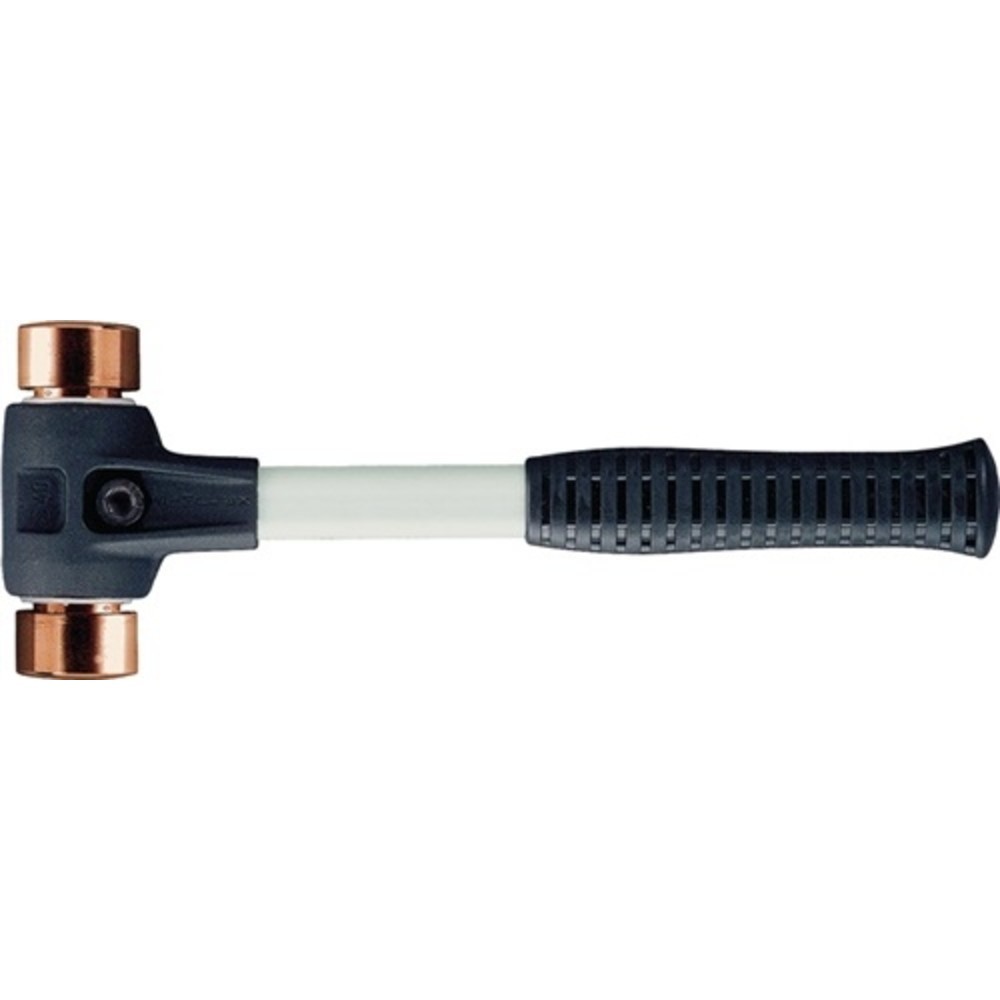 Schonhammer SIMPLEX L.300mm Kopf-D.30mm hart Fiberglas Kupfer m.Ku-Hülse