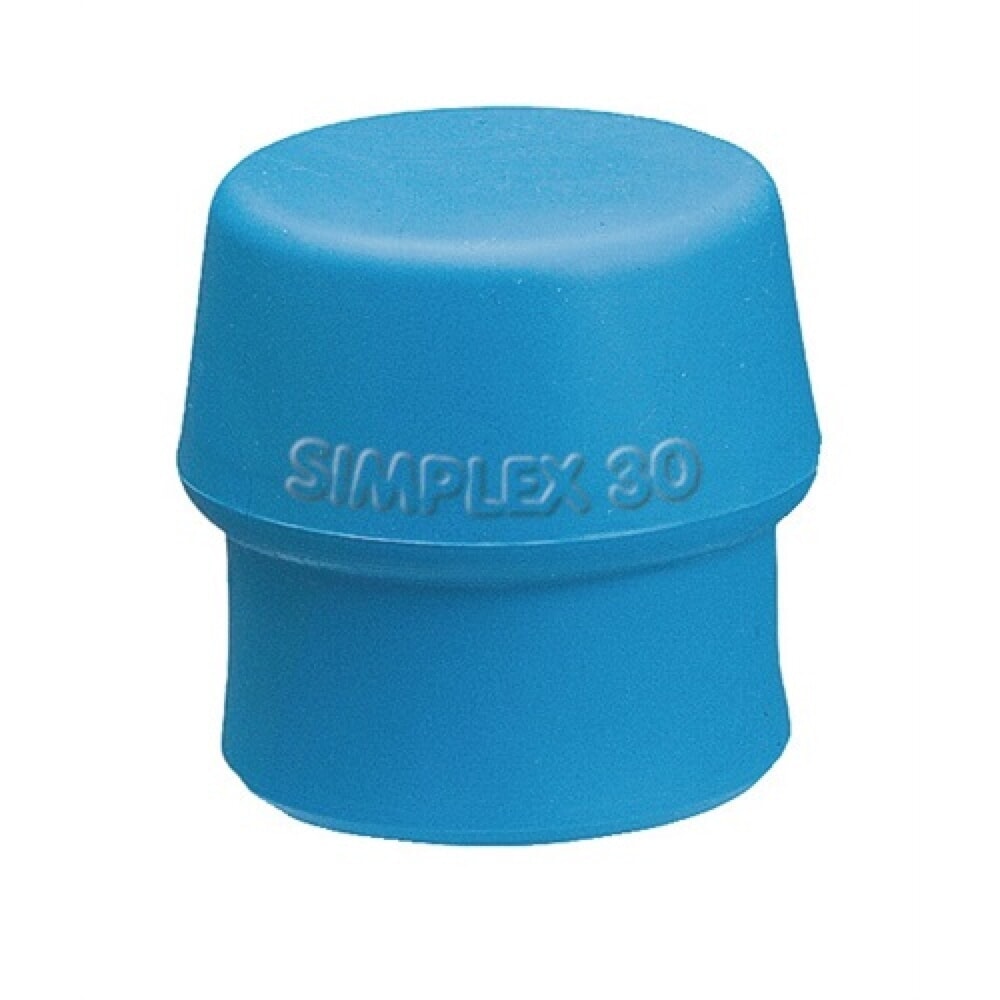 Schonhammerkopf SIMPLEX Kopf-Ø 60mm TPE-soft blau weich HALDER