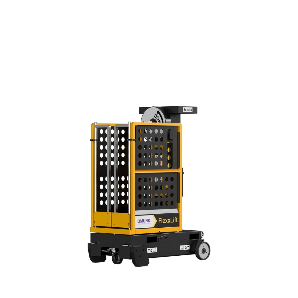 Munk FlexxLift ML, Ein-Personen-Lift, Tragfähigkeit 150 kg, Arbeitshöhe 4,08 m