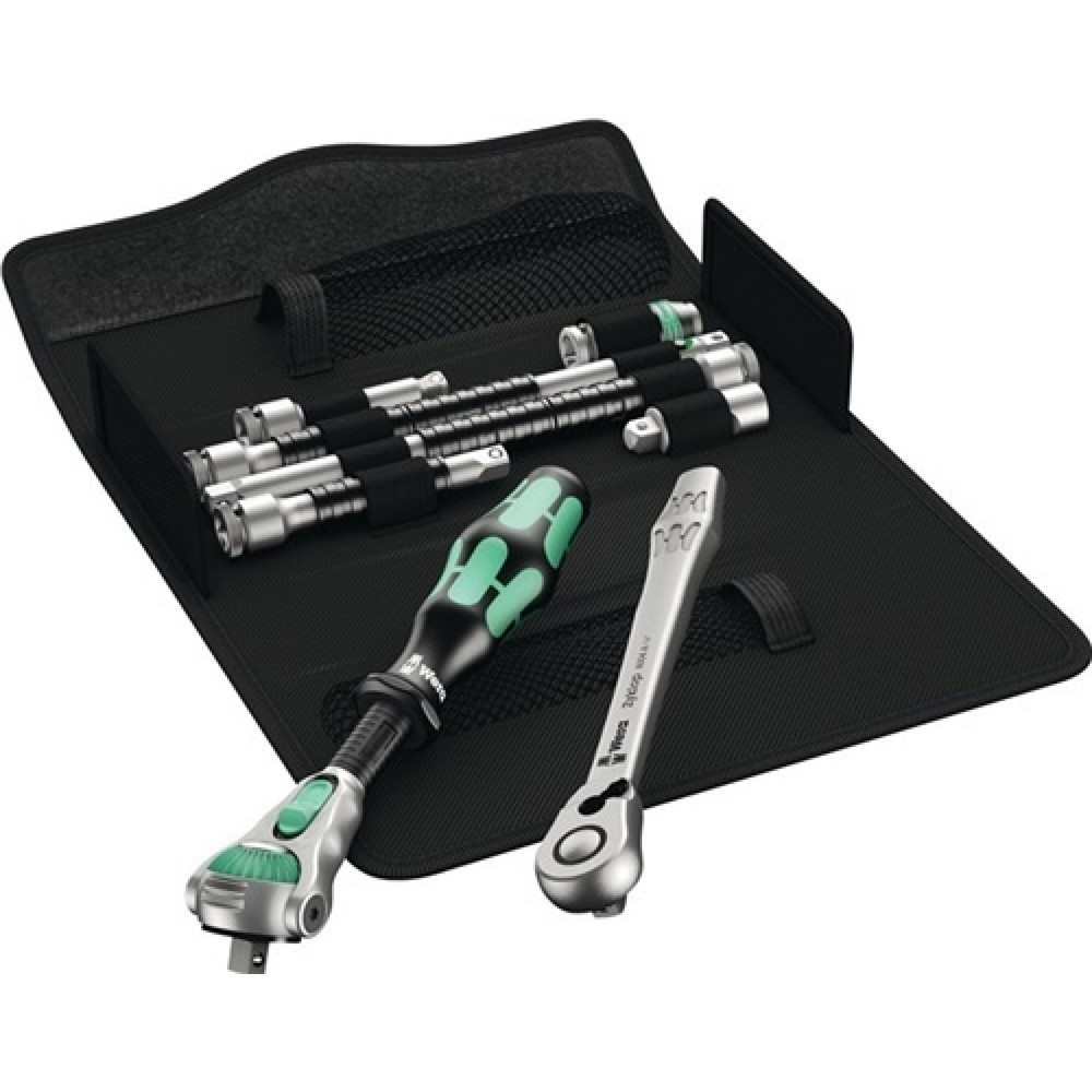 Knarrenset 1/4 Zoll 8 tlg Zyklop Speed/-Metal switch in Klapptasche