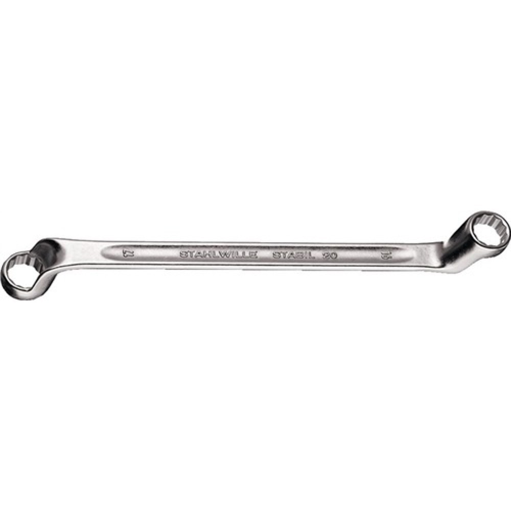 Doppelringschlüssel 20 10x13mm 220mm tief gekr.STAHLWILLE