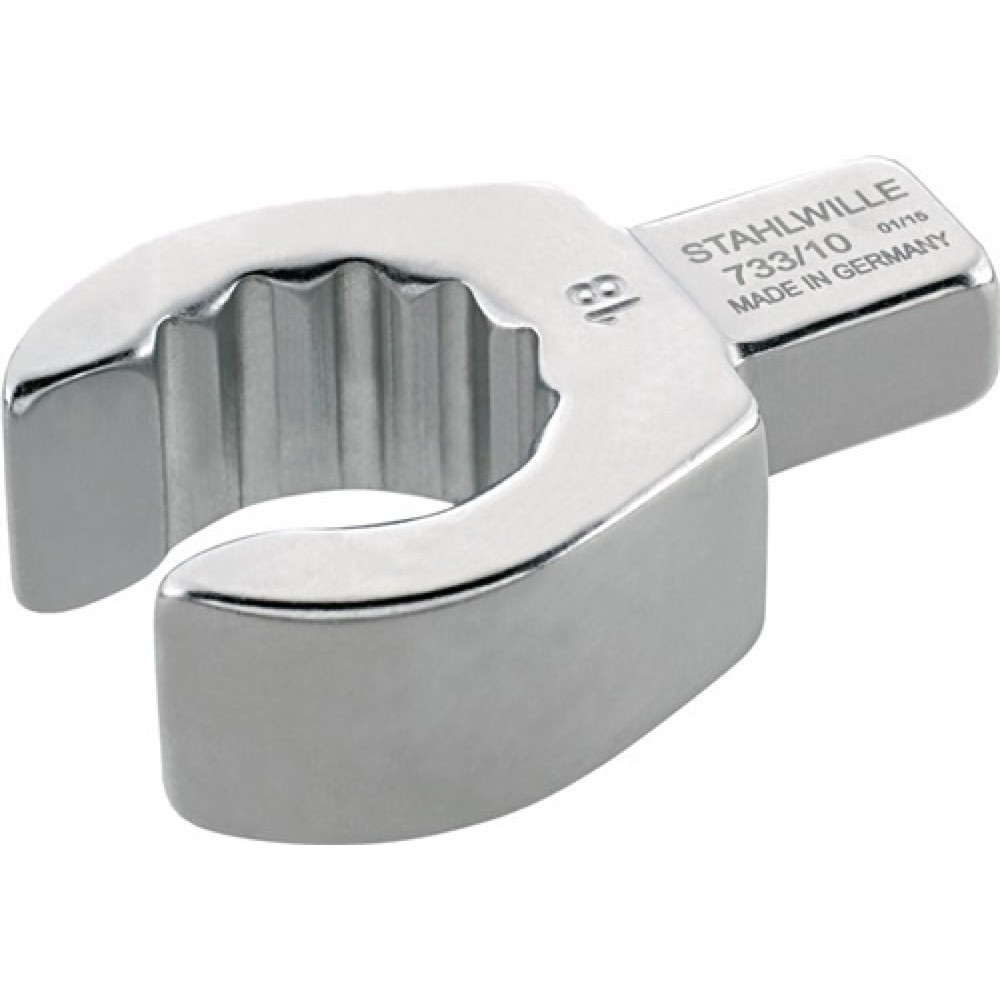 Einsteckringschlüssel offen 9x12 mm SW 14 L. 46 mm CV STAHLWILLE