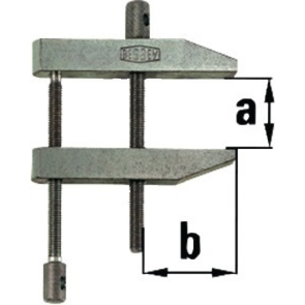 Parallelschraubzwinge PA Spann-W.46mm A.26mm BESSEY