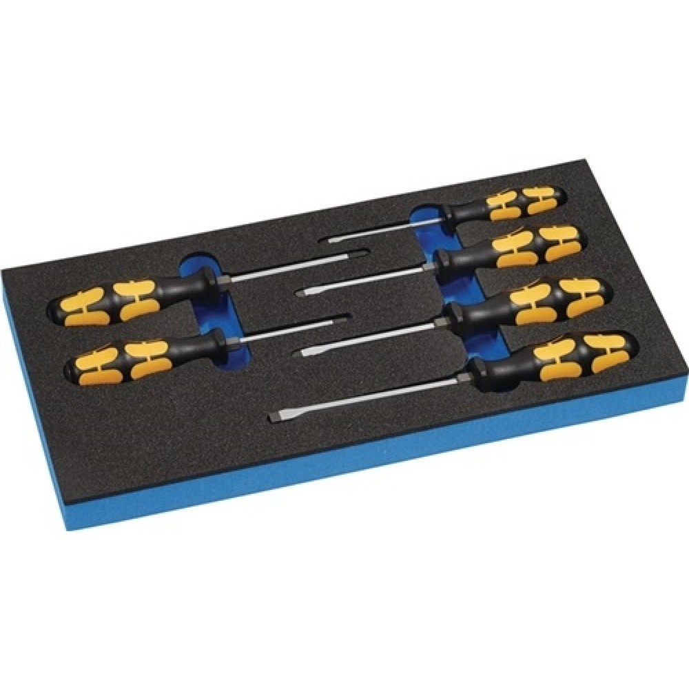 Schraubendrehersatz B.185xT.385xH.30mm1/3 Werkzeugm. 6-tlg.Schlitz+PH 6KT Ansatz