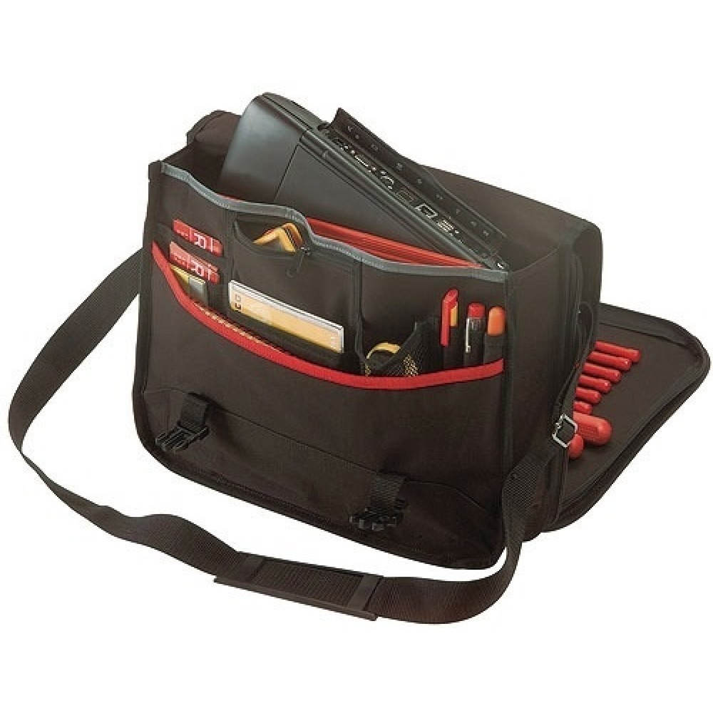 Werkzeugtasche B.400xT.100xH.325mm 10 Innen/Außentaschenm. verstellb. Tragegurt