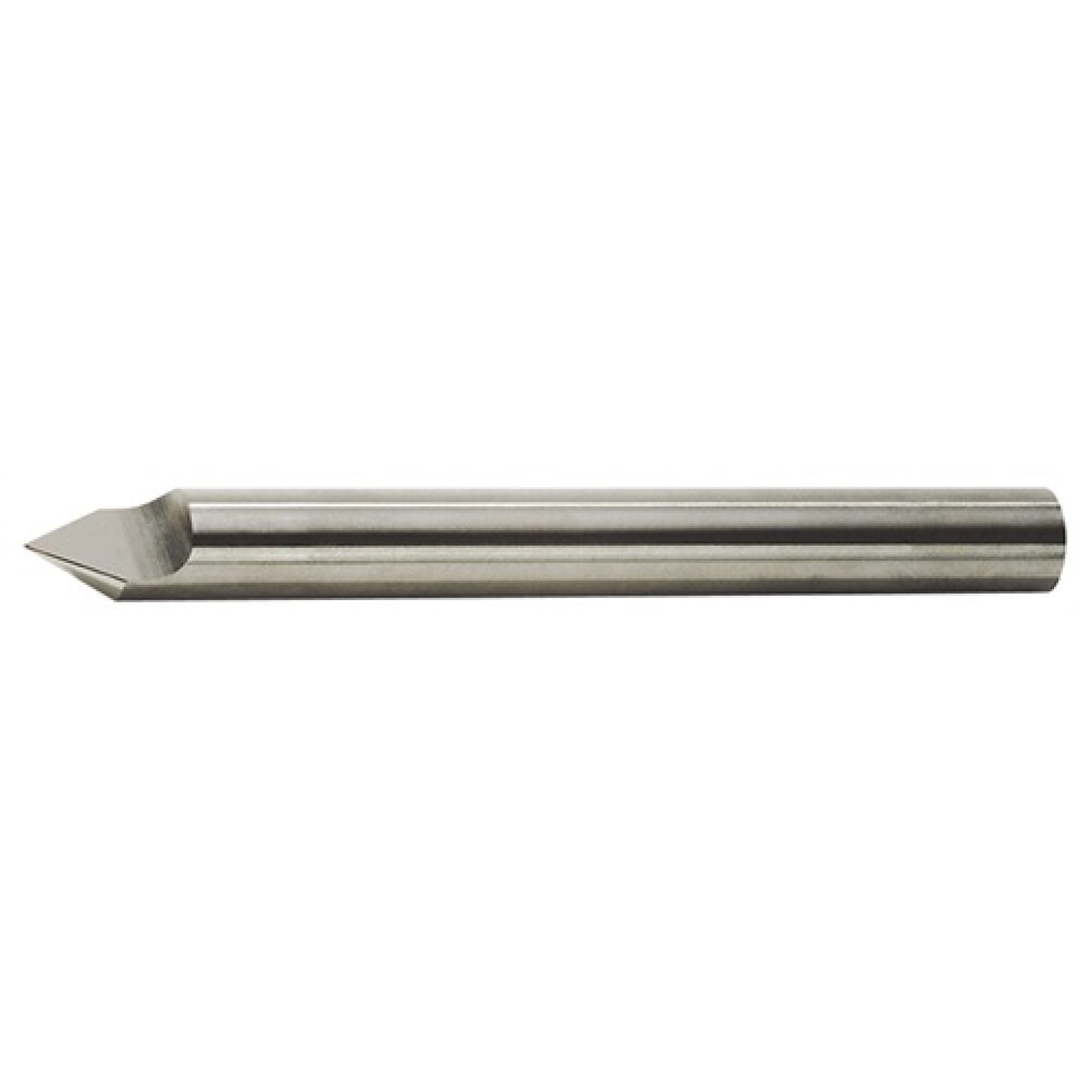 Gravierstichel Profil D D.10mm VHM Gesamt-L. 75mm Werner Wilke