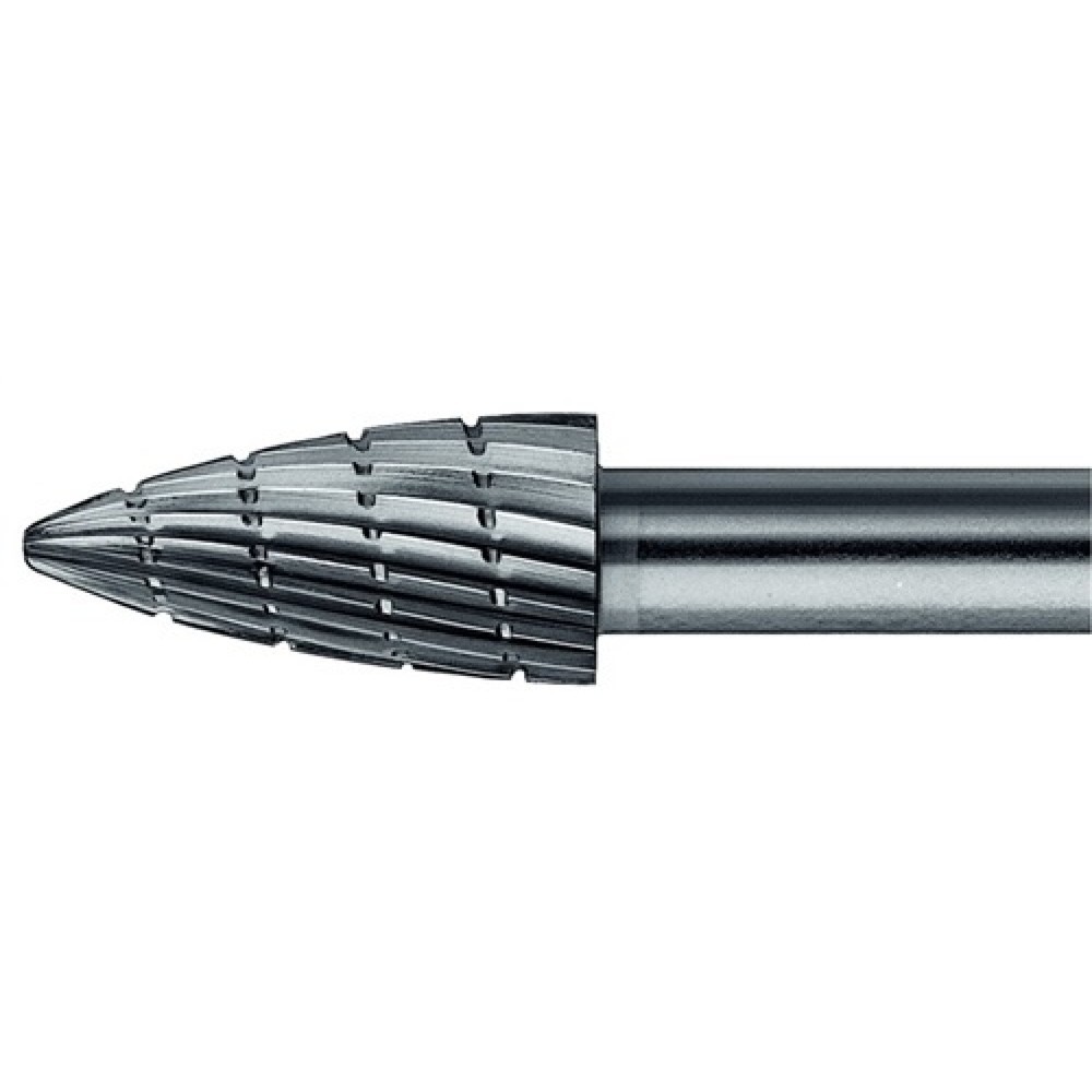 Frässtift Form SPK D.12mm Kopf-L.25mm Schaft-D.6mm HSS Verz.3 PFERD