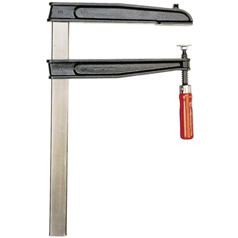 Schraubzwinge Spannw.max.800mm Ausladung 250mm mit Holzheft