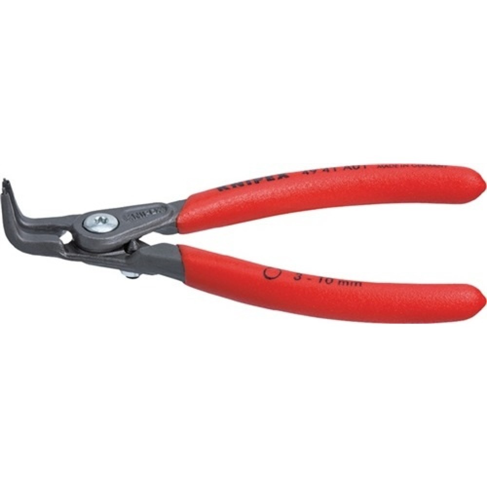 Aussensicherungsringzange A 01 f.Wellen D.3-10mm 90Grad gew.L.130mm KNIPEX
