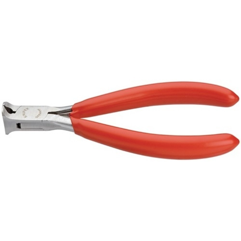 Elektronikvornschneider DIN ISO 9654 L.115mm 90Grad pol. Ku.überzogen Knipex