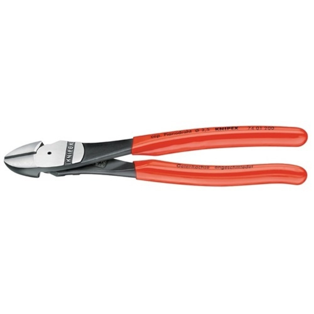 Kraftseitenschneider DIN ISO 5749 L.160mm pol.Form 0 Ku.-Überzug KNIPEX