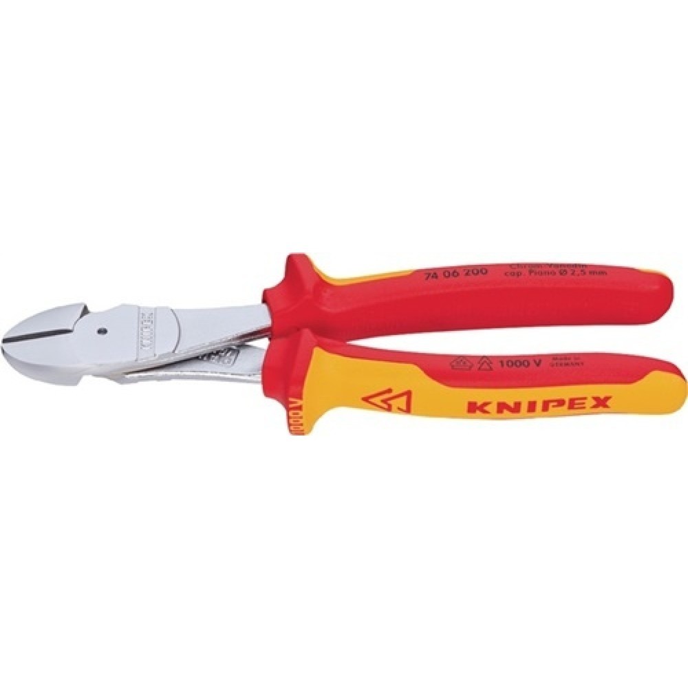 Kraftseitenschneider DIN ISO 5749 L.160mm VDE Form 0 2K-Hülle KNIPEX
