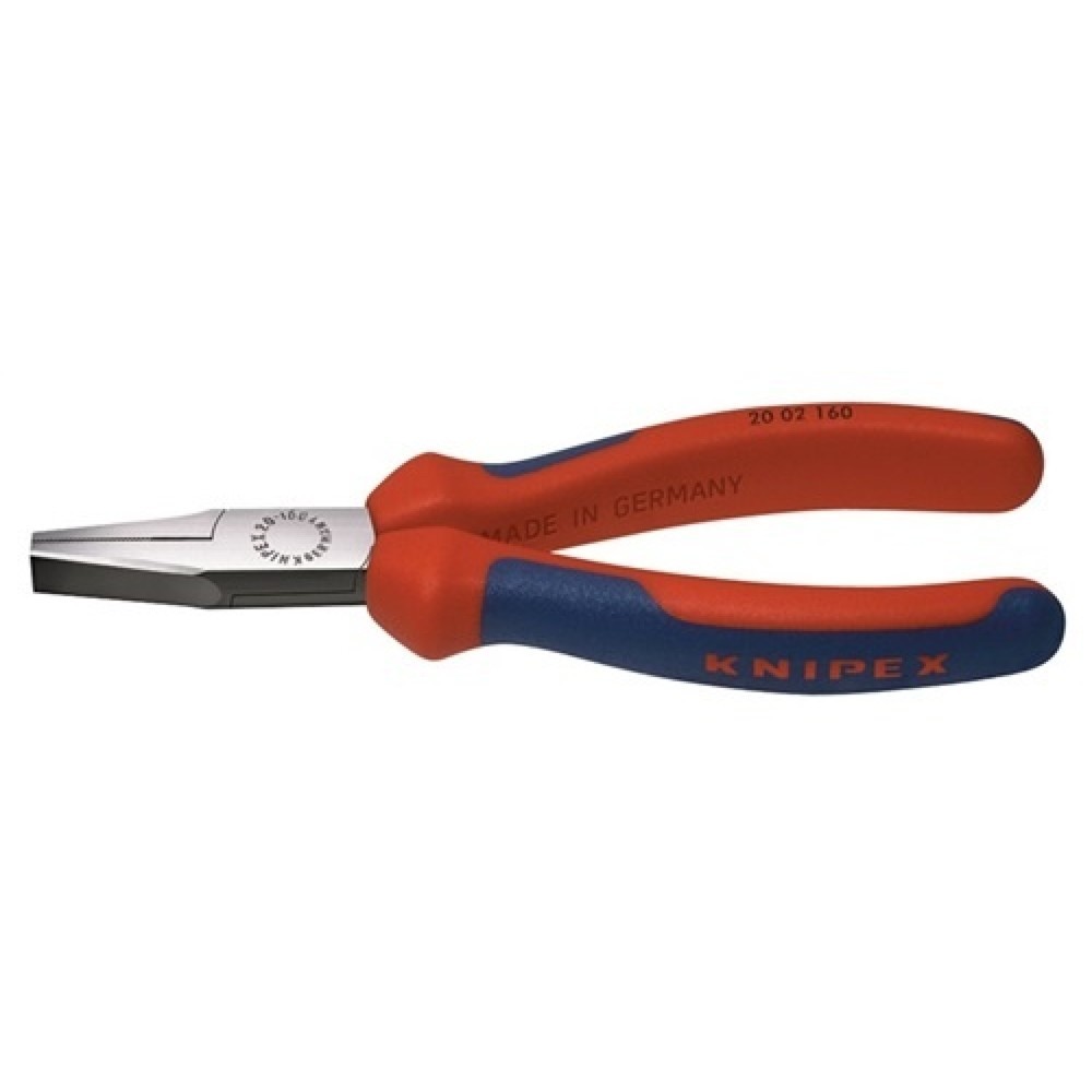 Knipex Flachzange DIN ISO 5745 Gesamt-L.160mm Spezialwerkzeugstahl Kopf pol.
