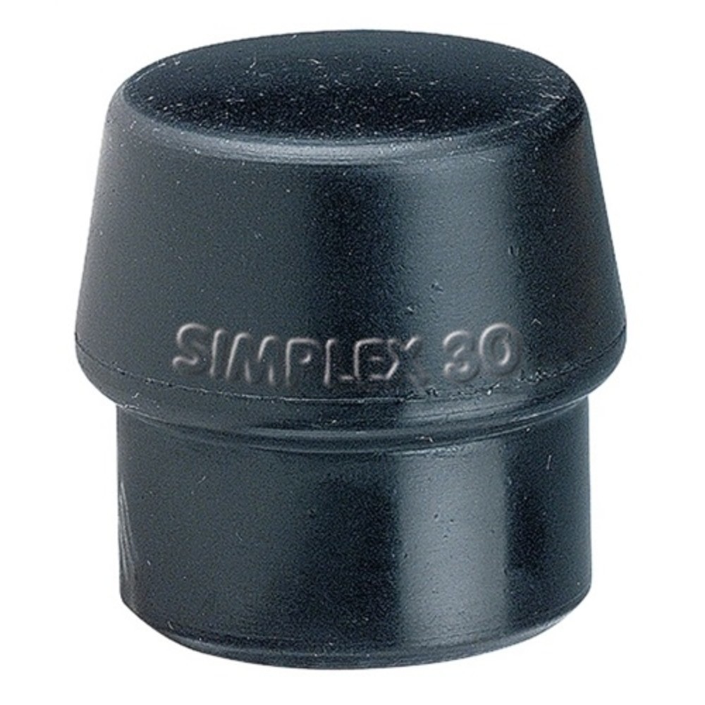 Schonhammerkopf SIMPLEX Kopf-Ø 80mm Gum.schwarz mittelh.HALDER