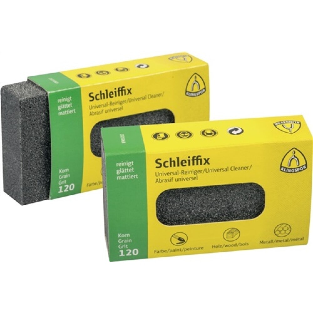 Handschleifblock Schleiffix L80xB50mm K.240 fein vierseitig besch.KLINGSPOR