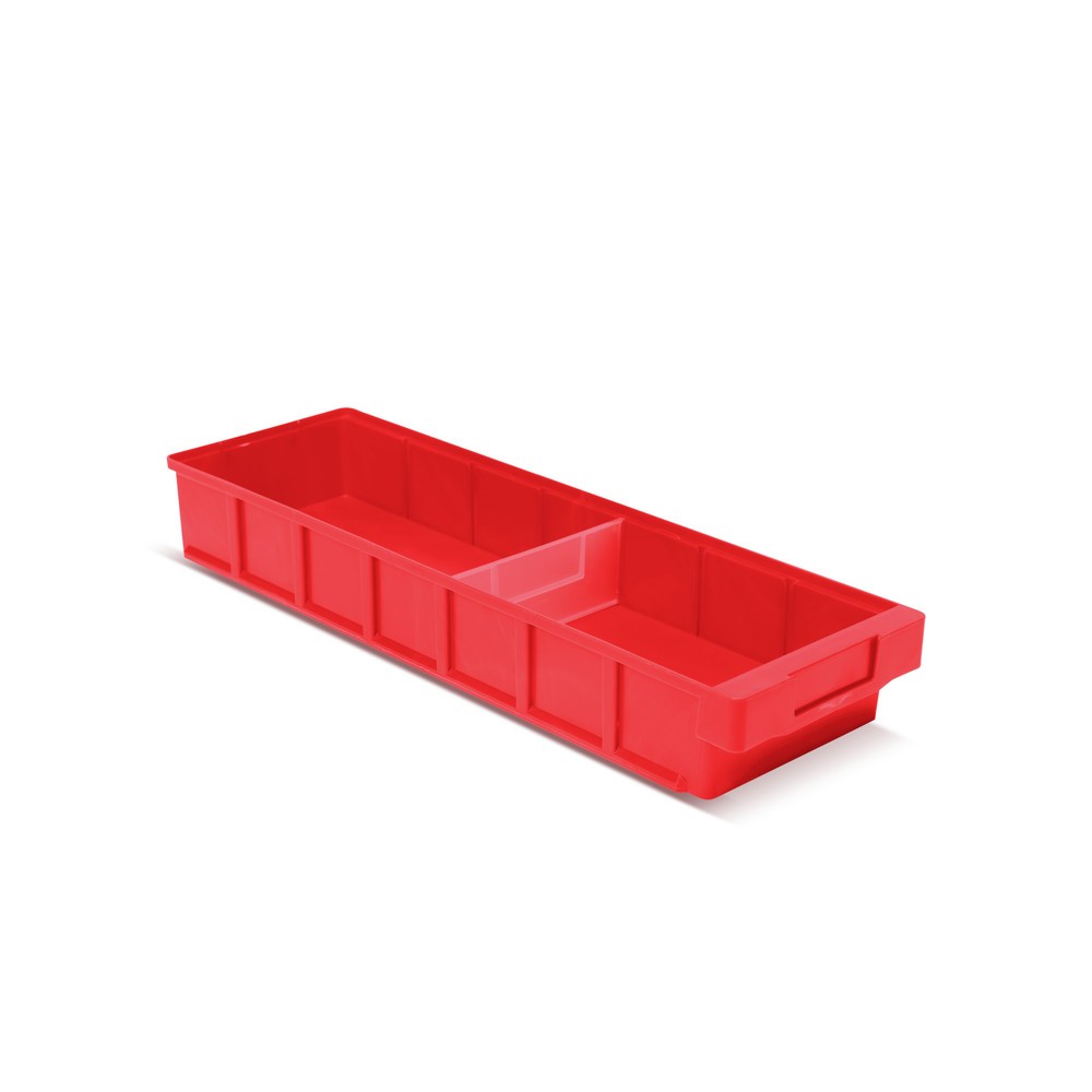 Regalkästen ohne Sichtöffnung, BxT 186 x 600 mm, rot