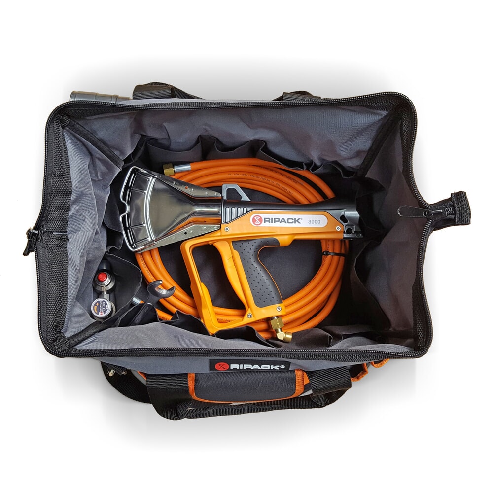 RIPACK® Schrumpfpistole 3000 für PE-Schrumpffolien, inkl. Transporttasche