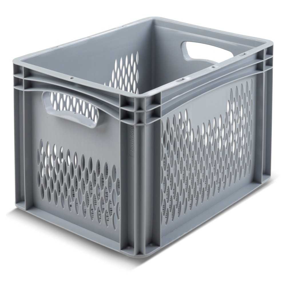 Alpha Eurobox aus PP mit durchbrochenen Wänden, 30 Liter, HxBxT 320 x 400 x 300 mm
