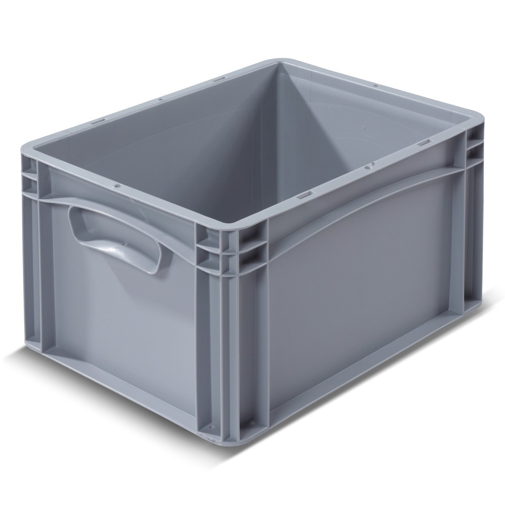 Alpha Eurobox aus PP mit geschlossenen Wänden, 20,8 Liter, HxBxT 220 x 400 x 300 mm