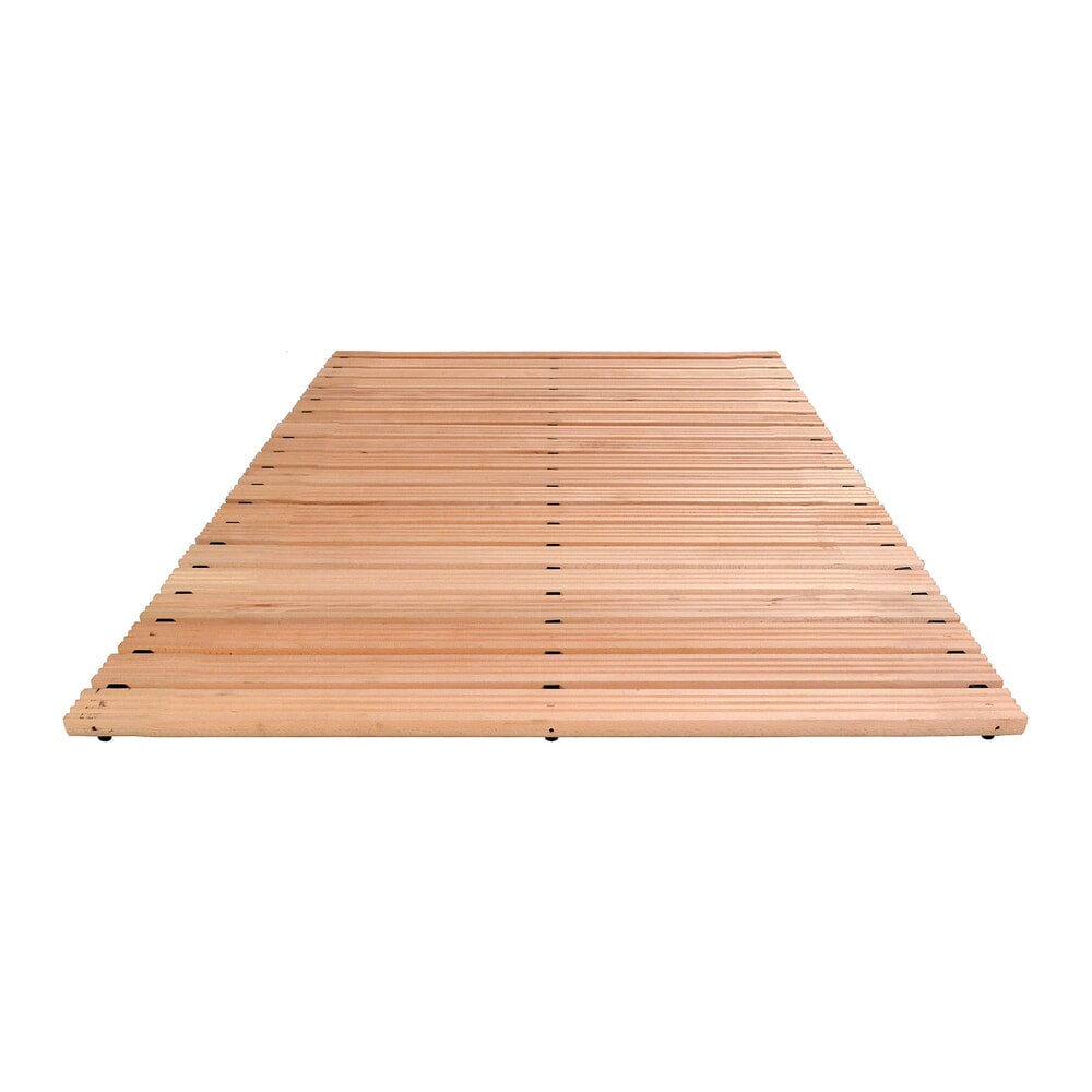 Miltex Arbeitsplatzmatte Yoga Holzrost, ohne Auffahrkeile und Abschrägung, 1.200 mm