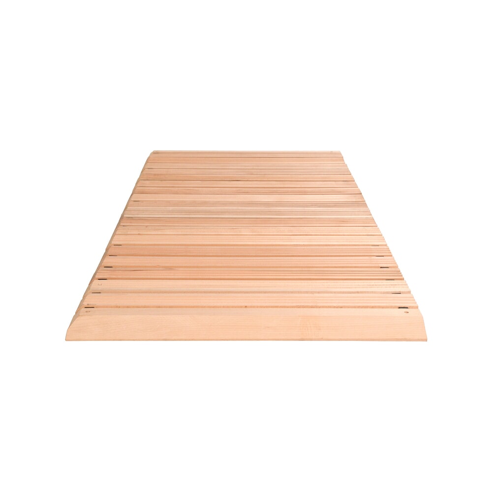 Miltex Arbeitsplatzmatte Yoga Holzrost, inkl. Auffahrkeilen und Abschrägung, Breite 800 mm