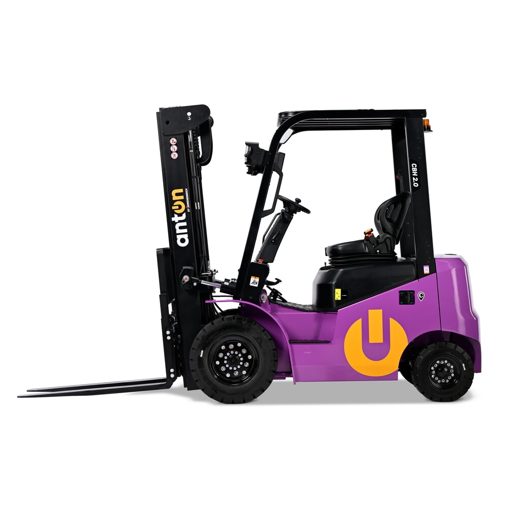 AntOn by Jungheinrich™ Elektro-Stapler CBH 2.0 mit Zweifach-Teleskop-Hubgerüst, Hubhöhe 3300 mm, Tragfähigkeit 2000 kg, inkl. Einbauladegerät