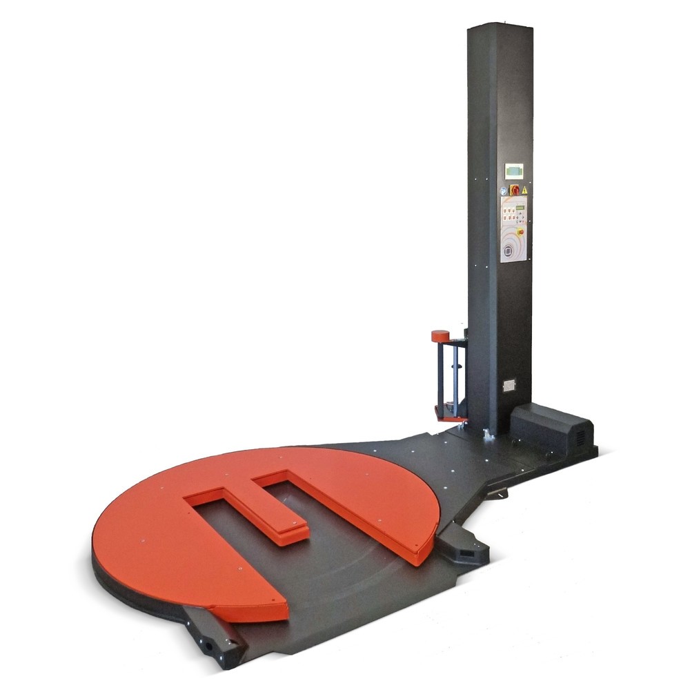 Palettenwickler HSD VOLTA-T+ mit integrierter Waage "FM", mit Magnetfeldbremse, Wickelhöhe 2.500 mm