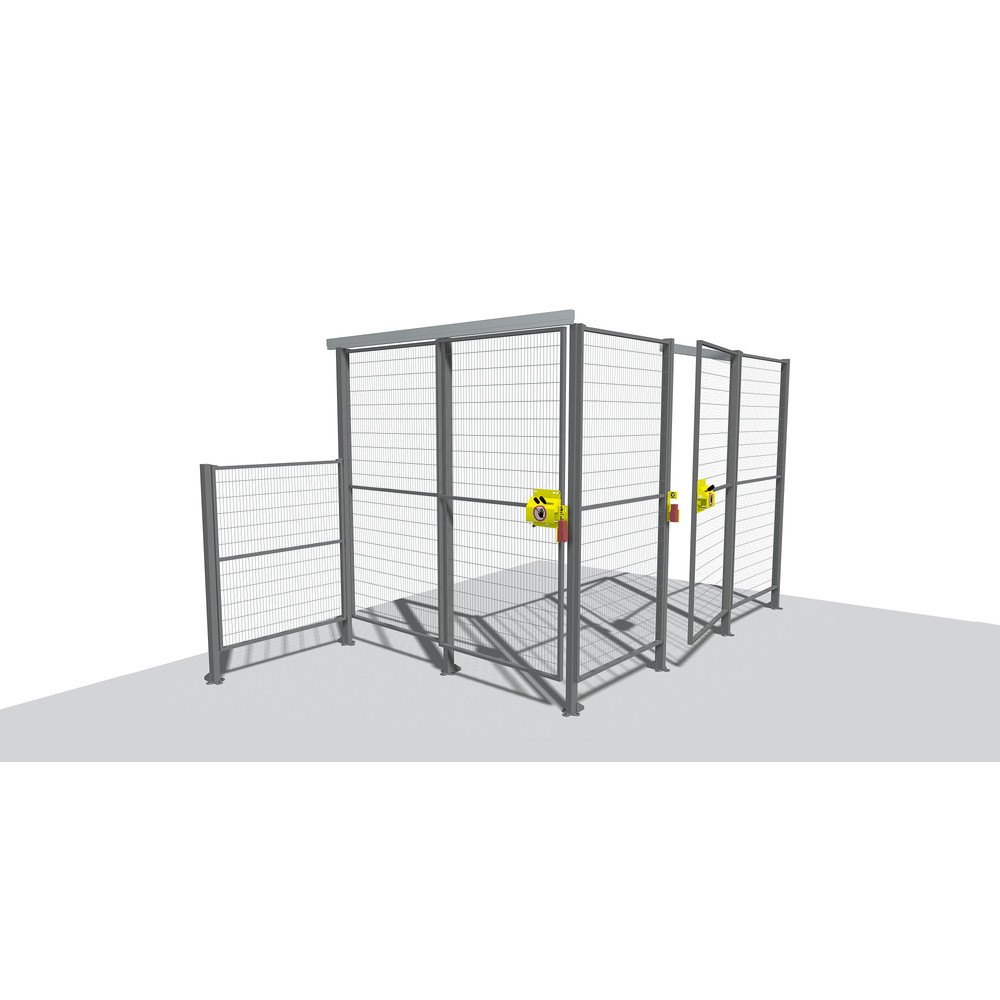 TROAX® Maschinen-Schutzgitter Profi, für Maschinenschutz, HxB 1.250 x 1.000 mm