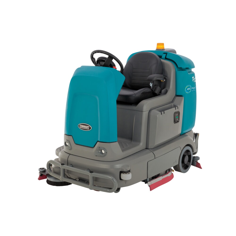 Tennant® Aufsitz-Scheuersaugmaschine T12, vollelektrischer Fahrantrieb, mit 2 Schrubbtellern