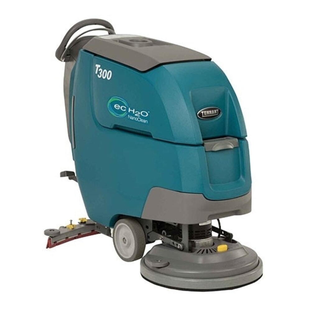 Tennant® Handgeführte Scheuersaugmaschine T300, mit Quiet-Mode™, Arbeitsbreite 500 mm, mit 1 Standardbürste