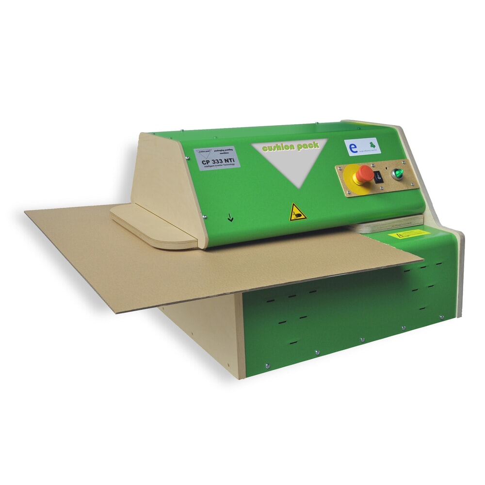 cushion pack Verpackungspolstermaschine NTI, Tischmaschine, CP 333, Produktionsleistung bis 2 m³/h