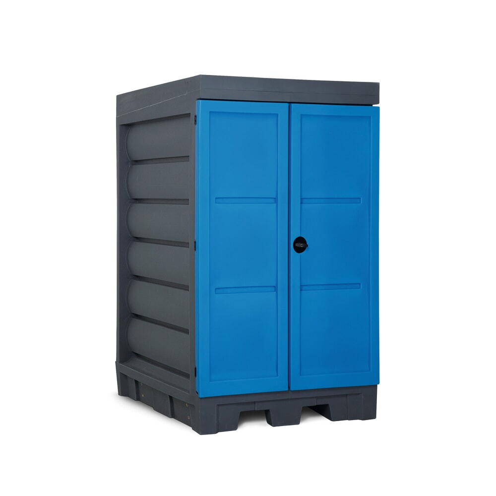 Gefahrstoff-Depot aus PE, HxBxT 1.980 x 1.140 x 1.480 mm, 2x 200 l