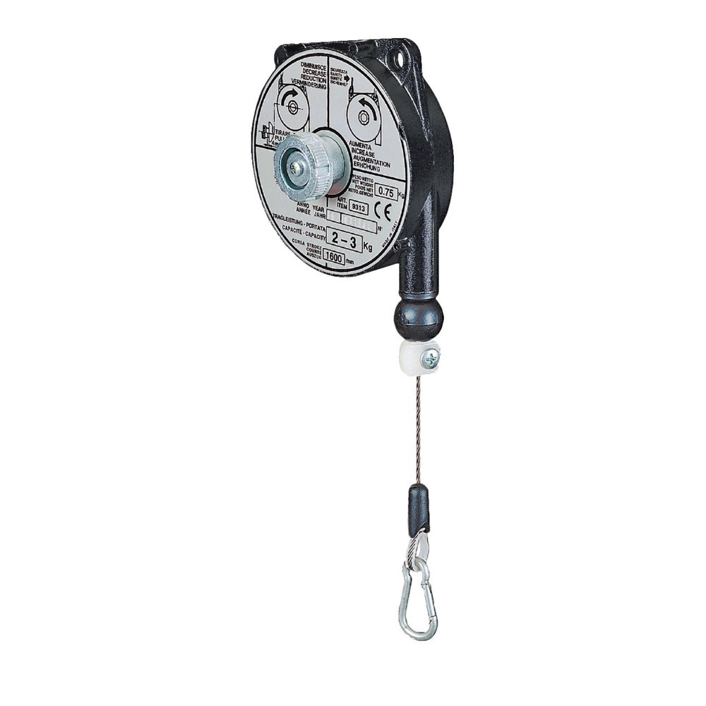 Federzug, Seilauszug 1,6 m, TK 1-2 kg