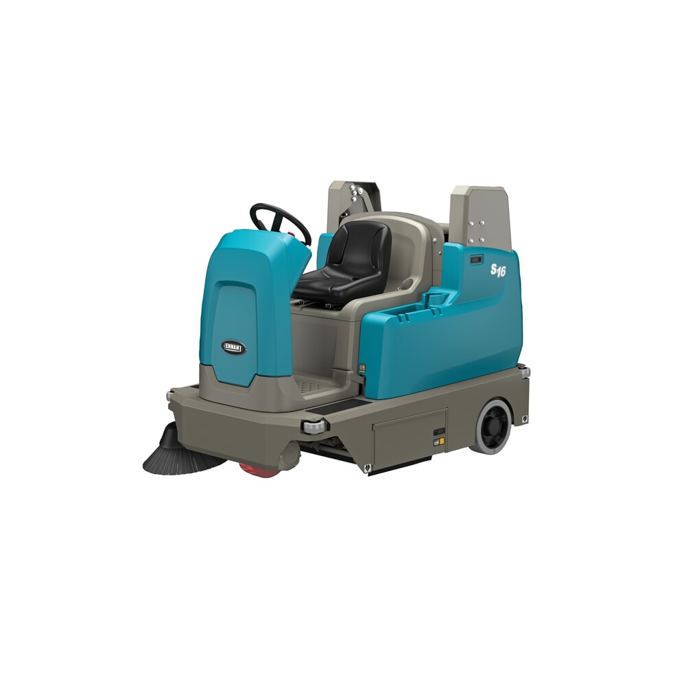 Tennant® Aufsitzkehrmaschine S16H, mit MaxPro™-Kehrtechnologie, mit 1 Seitenbesen