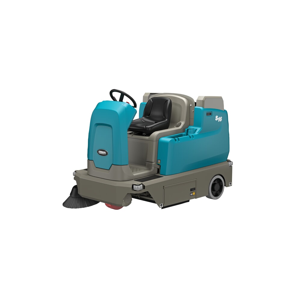 Tennant® Aufsitzkehrmaschine S16L, mit MaxPro™-Kehrtechnologie, mit 1 Seitenbesen