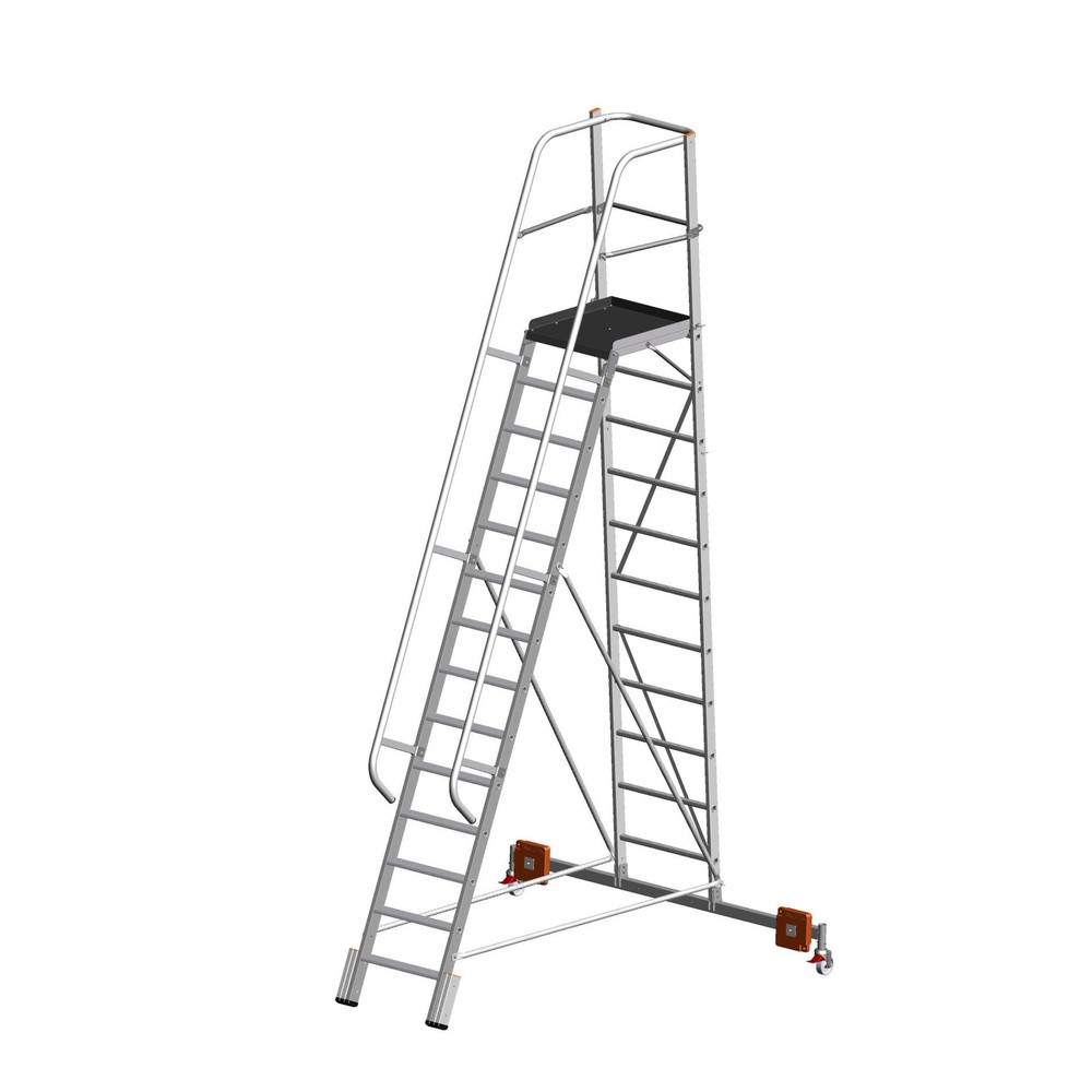 KRAUSE® STABILO Plattformleiter Vario, keine Ballastierung, Standhöhe 2,35 m
