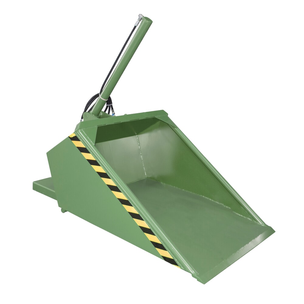 Bauer® Schaufel für Stapler, hydraulisch, lackiert, Volumen 0,5 m³, resedagrün