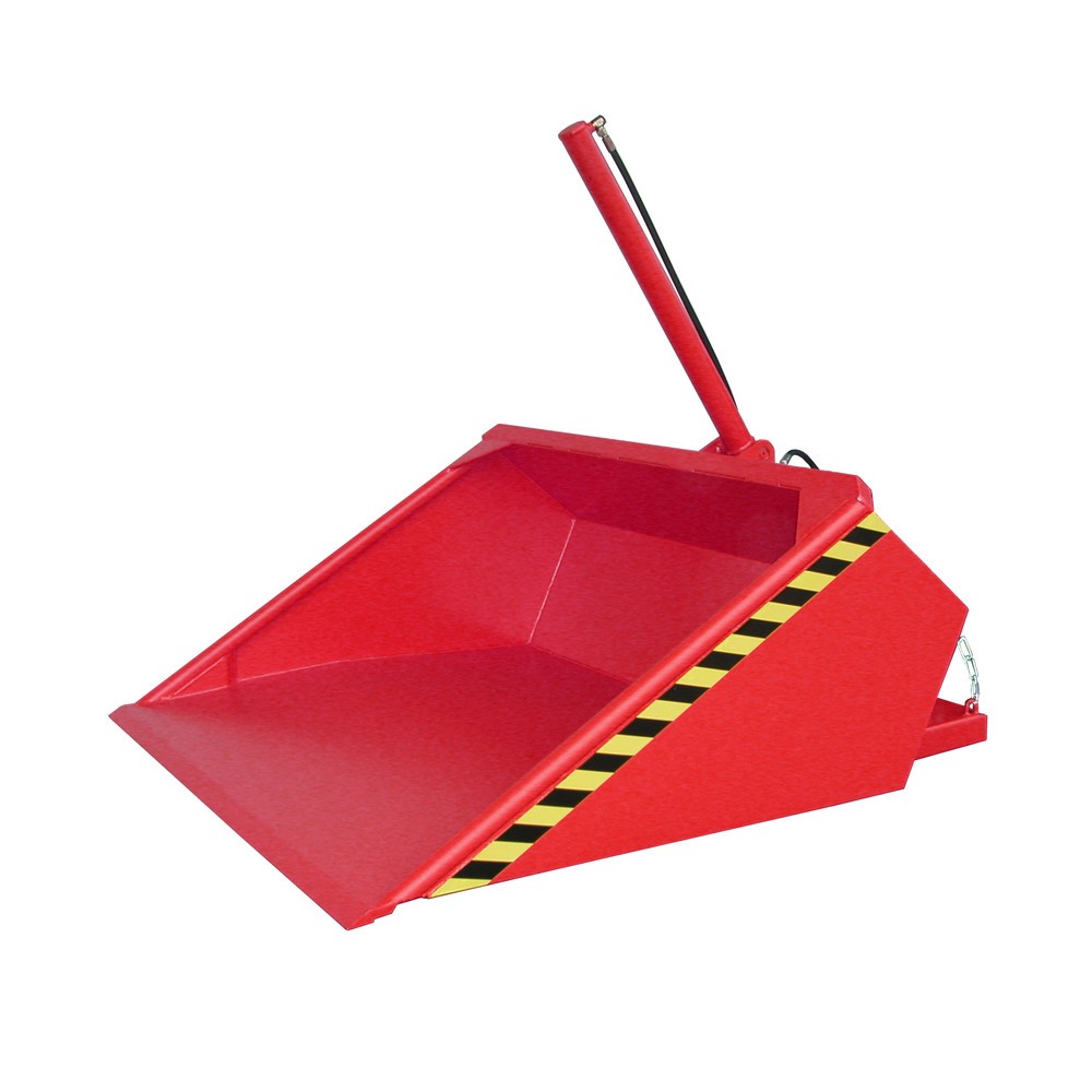 Bauer® Schaufel für Stapler, hydraulisch, lackiert, Volumen 0,7 m³, feuerrot