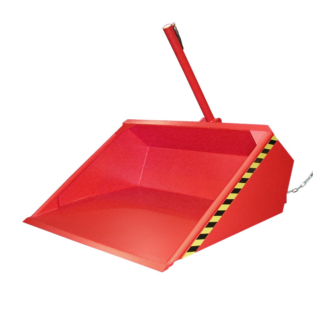 Bauer® Schaufel für Stapler, hydraulisch, lackiert, Volumen 0,95 m³, feuerrot