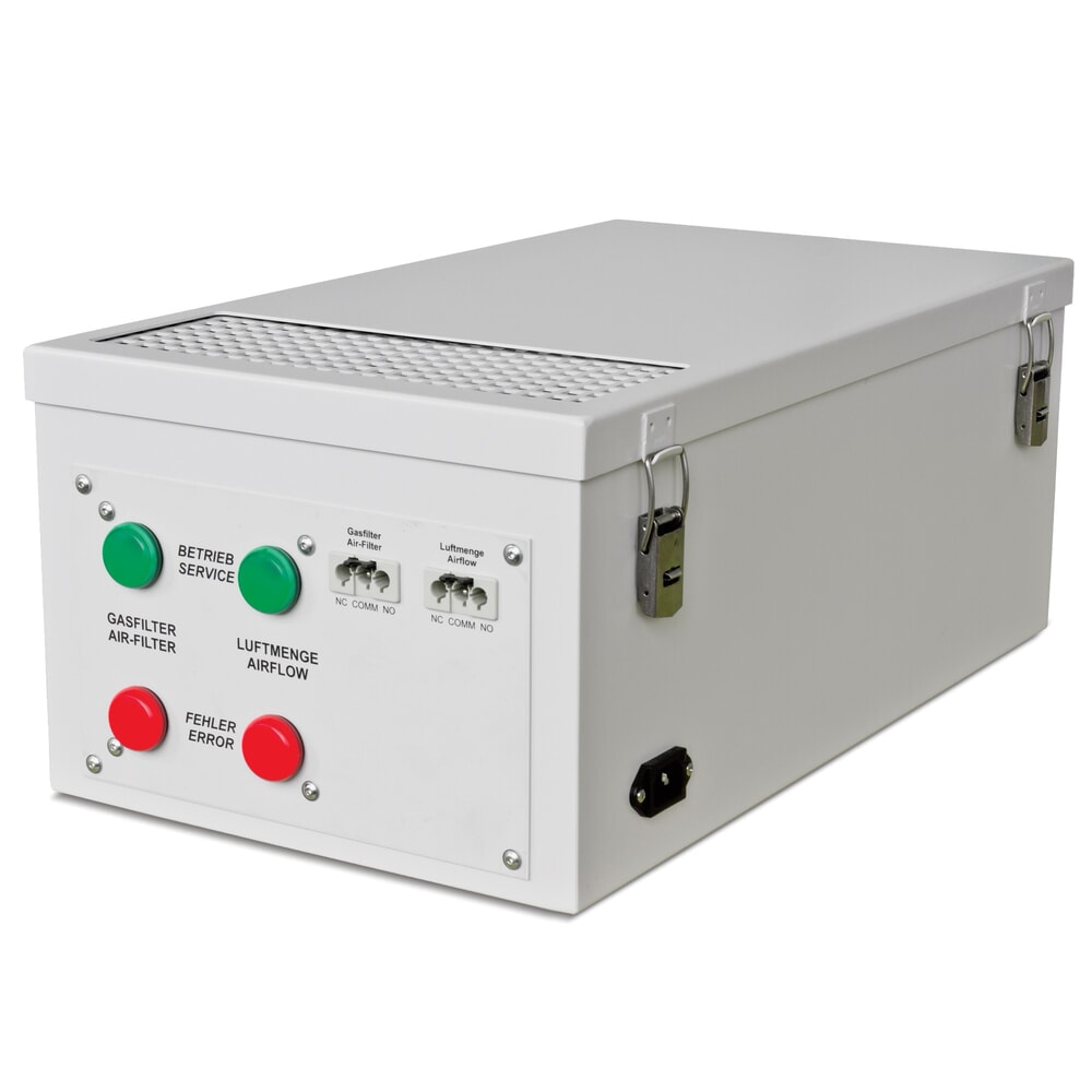 Gefahrstoff-Filteraufsatz für PRIORIT Sicherheitsschrank Typ 90, HxBxT 230 x 300 x 520 mm