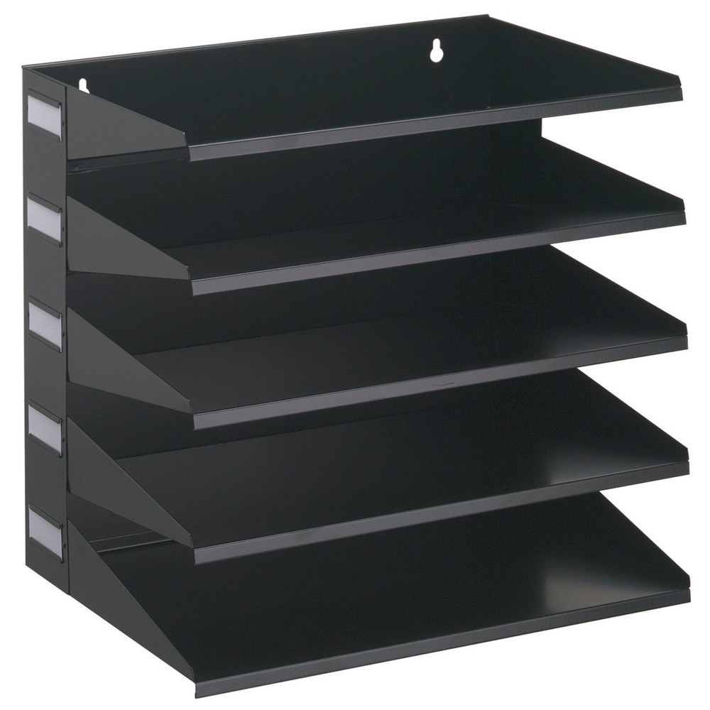 DURABLE Sortierstation aus Metall, 5-teilig, schwarz