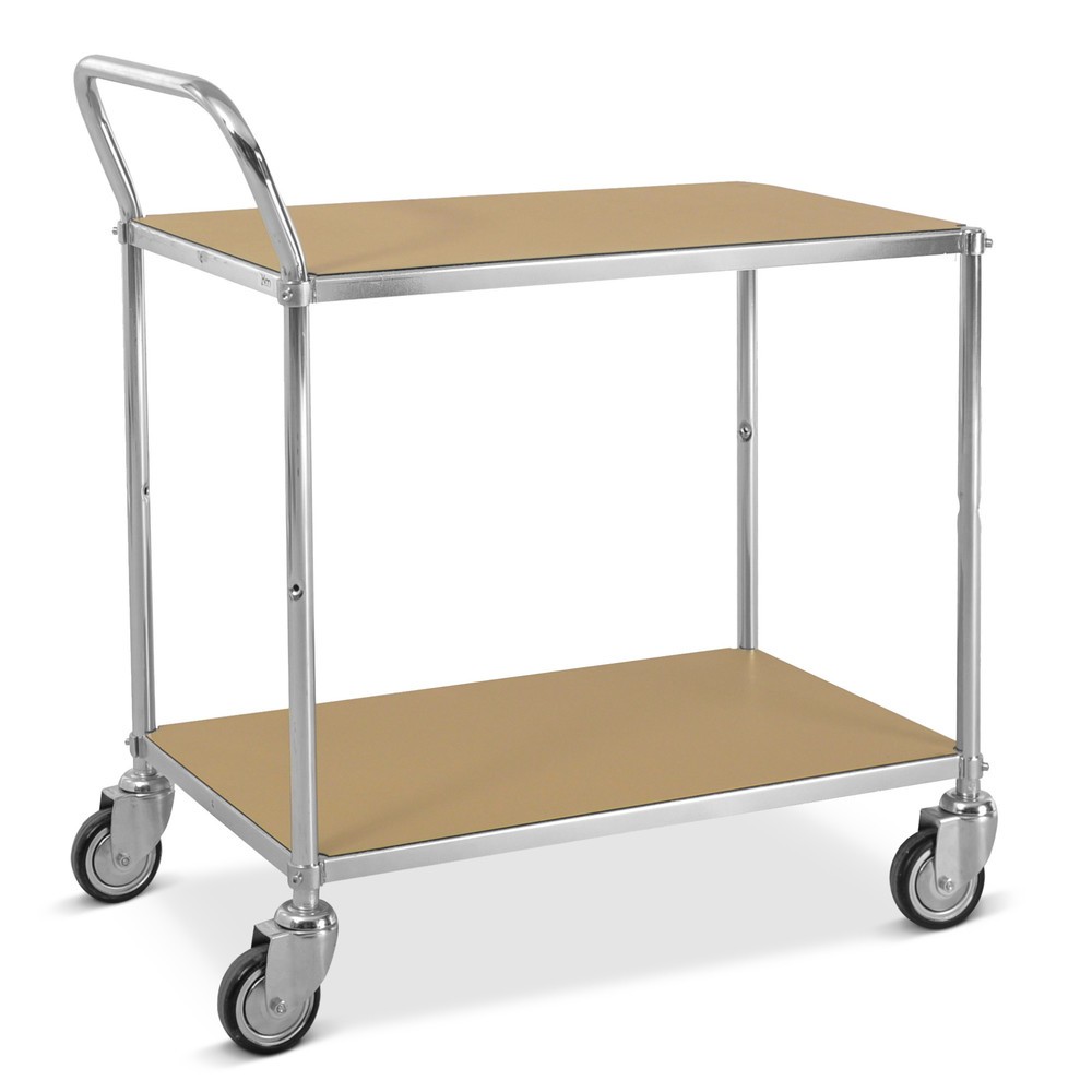 Kongamek ESD-Tischwagen, 1 Bügel, 2 Böden à 760 x 440 mm