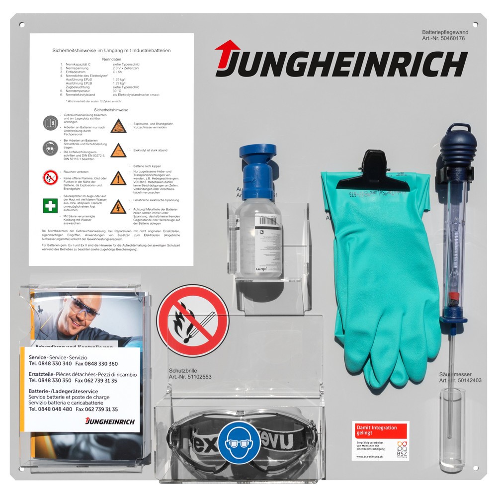 Jungheinrich™ Batteriepflegewand