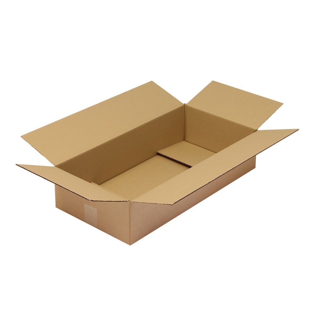 Wellpapp-Faltkarton, Modulkarton, 1-wellig, HxBxT 130 x 290 x 590 mm, Qualität 1.30 C