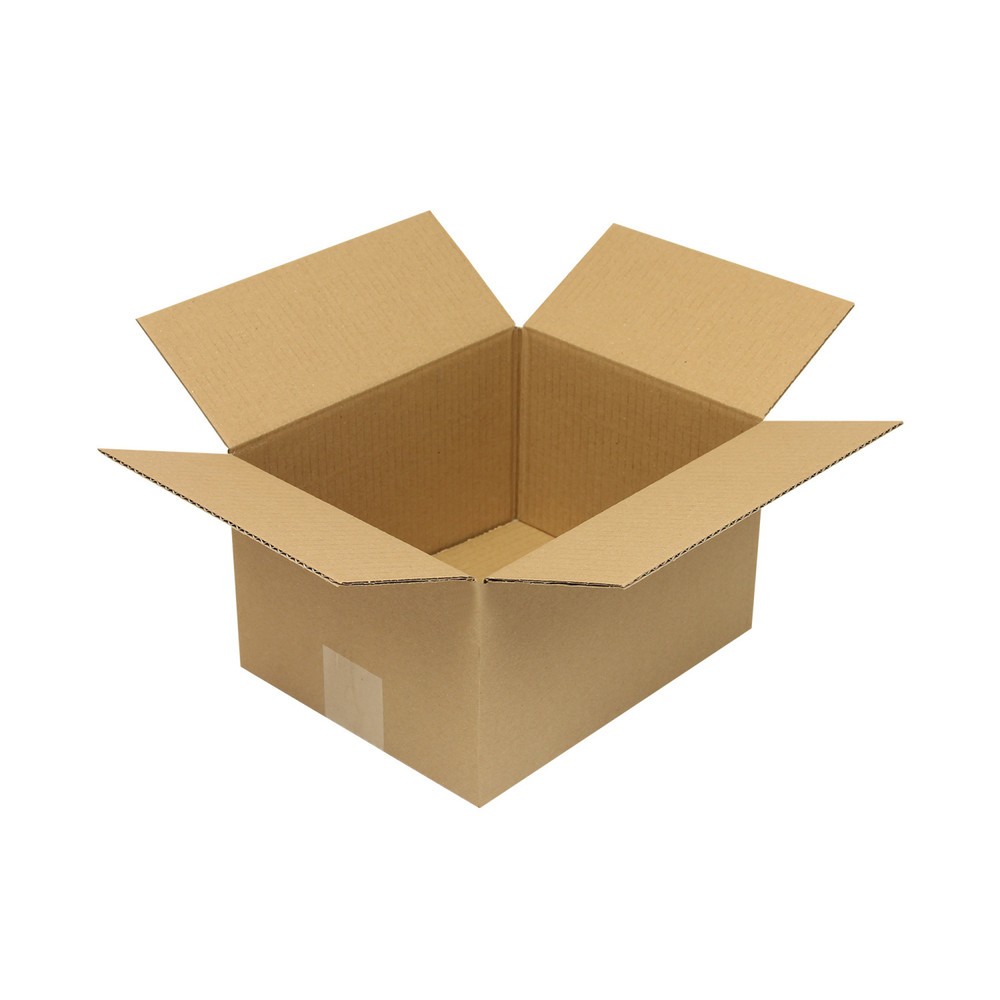 Wellpapp-Faltkarton, 1-wellig, Innenmass HxBxT 140 x 250 x 200 mm, Qualität 1.20 B